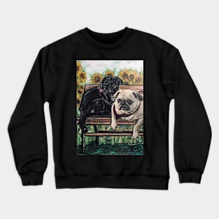 Pug pals Crewneck Sweatshirt